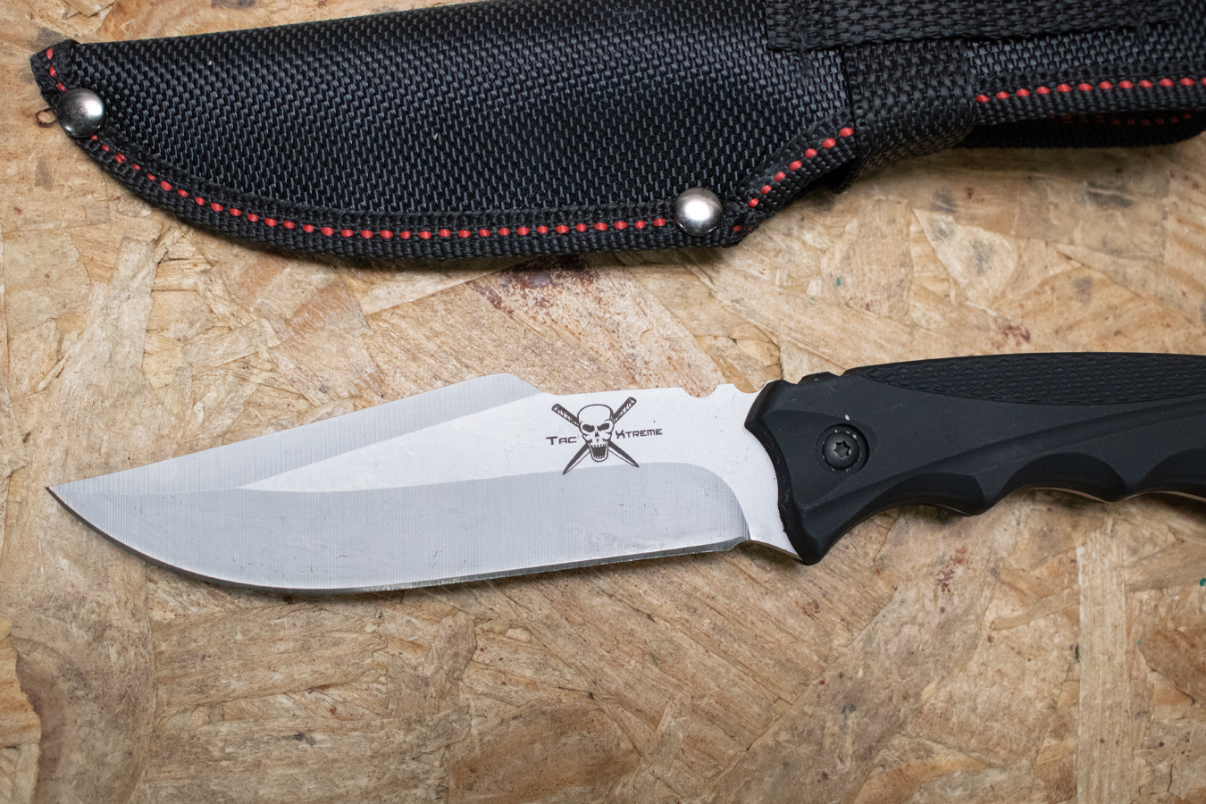 Tac Extreme Fixed Blade Used Knife with Sheath Sportsman's Outdoor